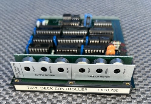 Card tape deck controller - card,